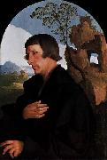 Jan van Scorel Portrait of a Man painting